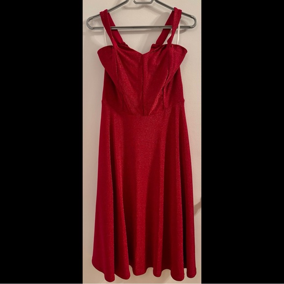 Stardust Lurex Swing Dress - Picture 2 of 6
